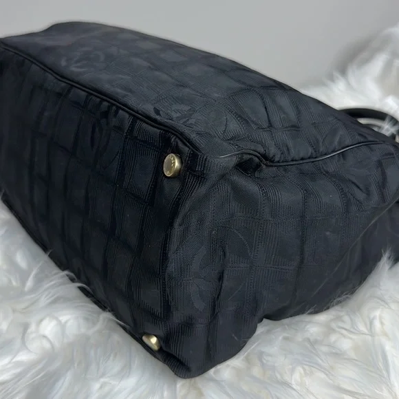 100% Authentic Pre-owned Chanel Nylon Black Tote Bag, 13.5x10x6 - Picture 8 of 16
